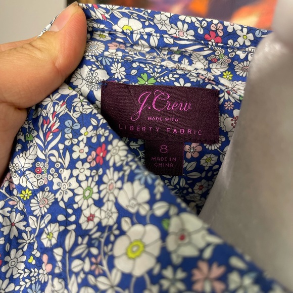 J.Crew x Liberty London Floral Shirt June's Meadow Print Button Down Shirt 8 - Picture 6 of 9